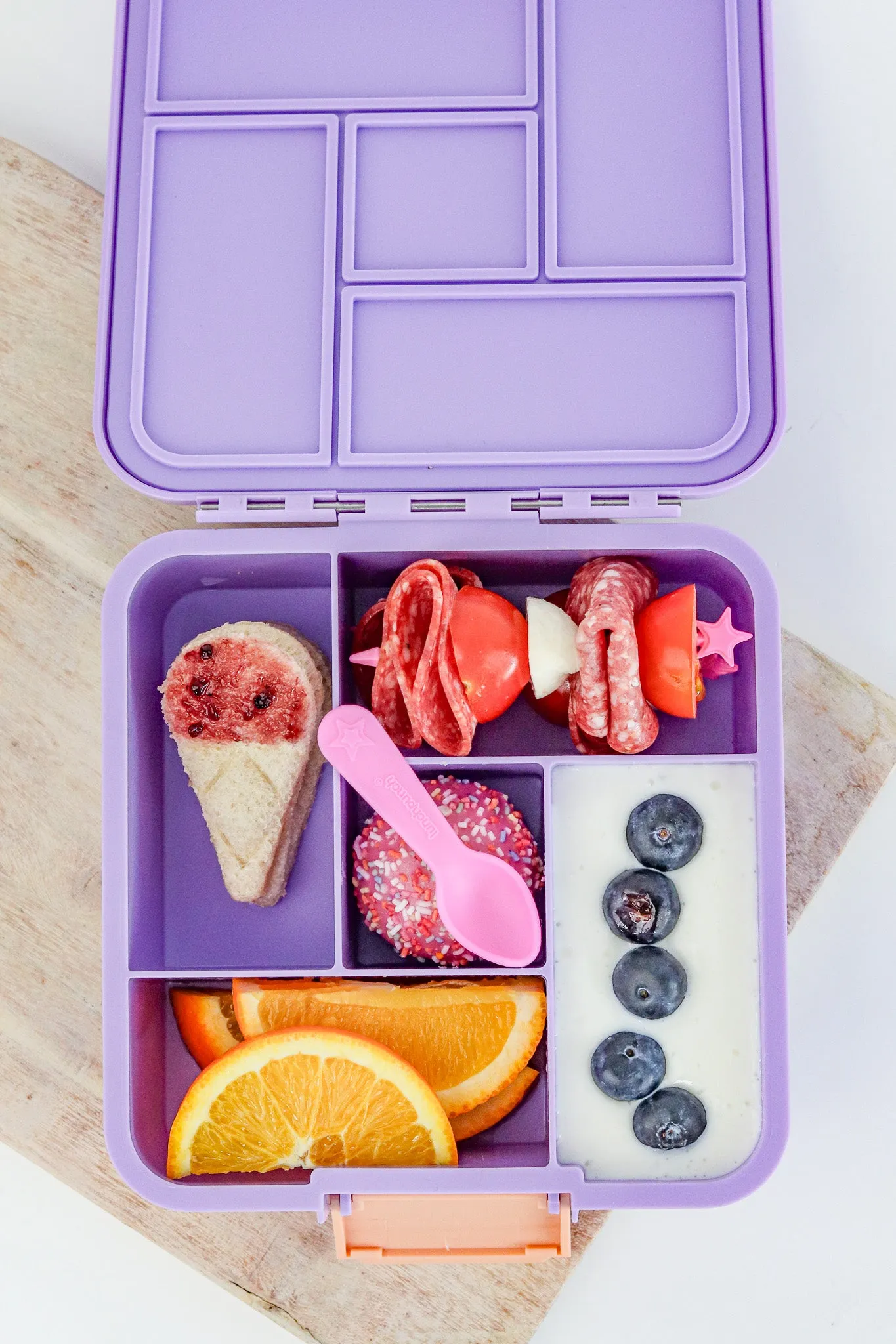 Lunch Punch Lunch Box Fork and Spoon Set - Blush