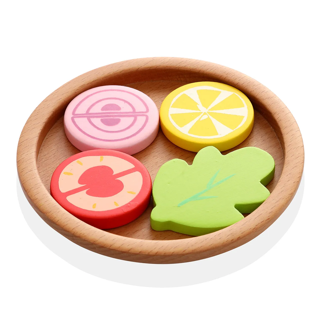 Nesta Toys - Kitchen Play Set | Beech Wood Cooking Set (9 Pcs)