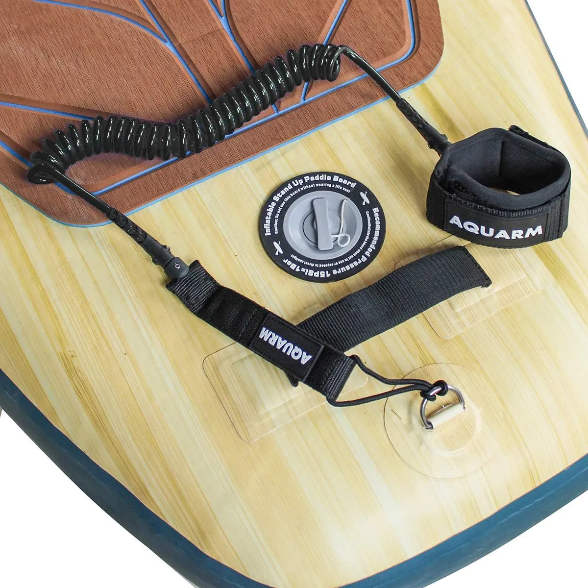 Premium Coiled Surfboard Leash, 8/10 feet SUP Leash Leg Rope, Stand Up Paddle Board Leash for All Types of Surfboards