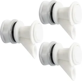 Push-Button Spigot Cooler Spigot Replacement, Compatible with Igloo 2-10 Gallon Water Coolers, Durable Beverage Jugs Spigot (3 Pack)
