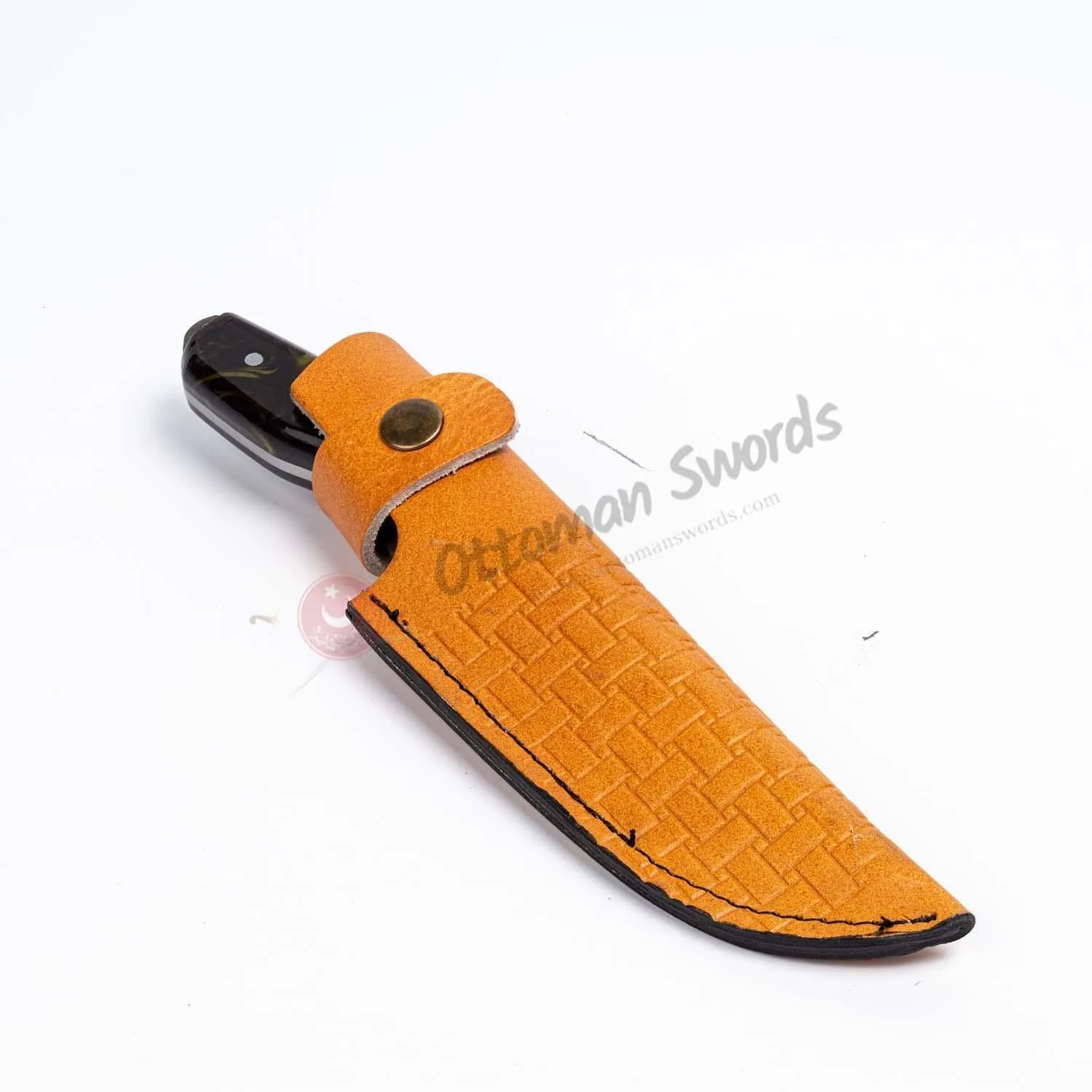 Resin Handle Custom Hunting Knife Wavy