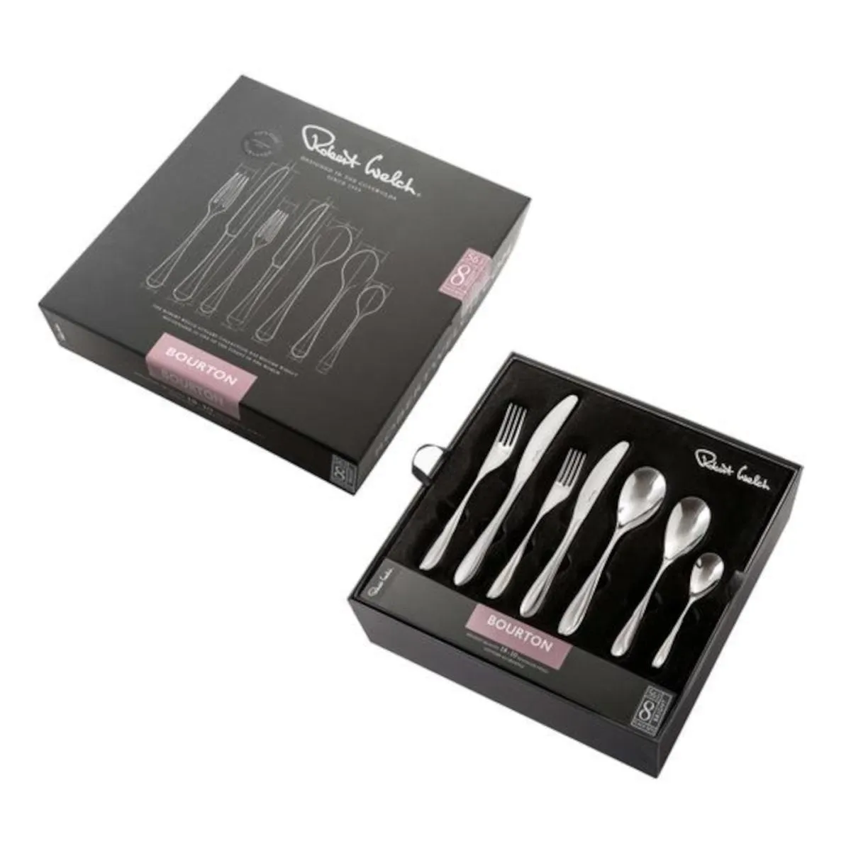 Robert Welch Bourton Bright Cutlery Set of 56
