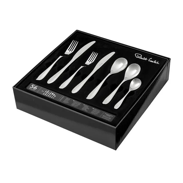 Robert Welch Bourton Bright Cutlery Set of 56