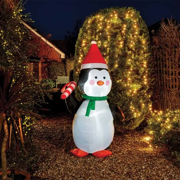 Self-Inflating Penguin Light Up Christmas Decoration
