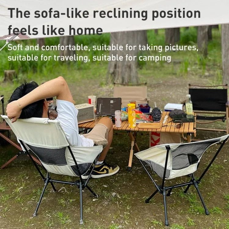 Small Outdoor Camping Leisure Beach Portable Folding Chair (Grey)