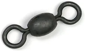Stainless Barrel Swivels | Black Oxidized Finish | Durable Stainless Construction | Fishing Accessories