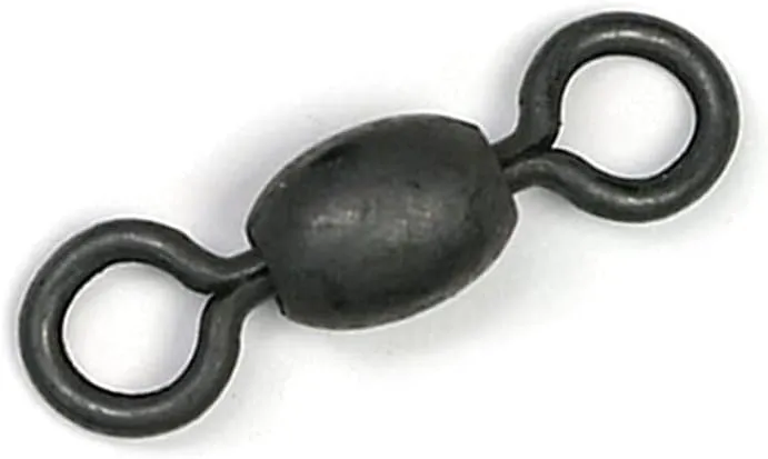 Stainless Barrel Swivels | Black Oxidized Finish | Durable Stainless Construction | Fishing Accessories