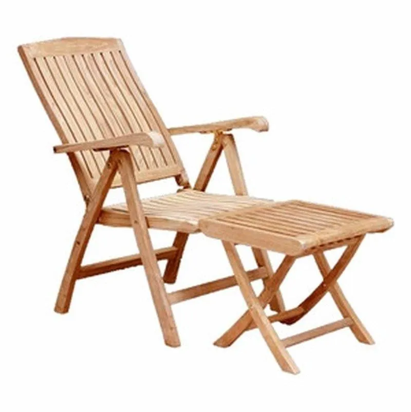 Teak Wood Miami Footstool / Side Table