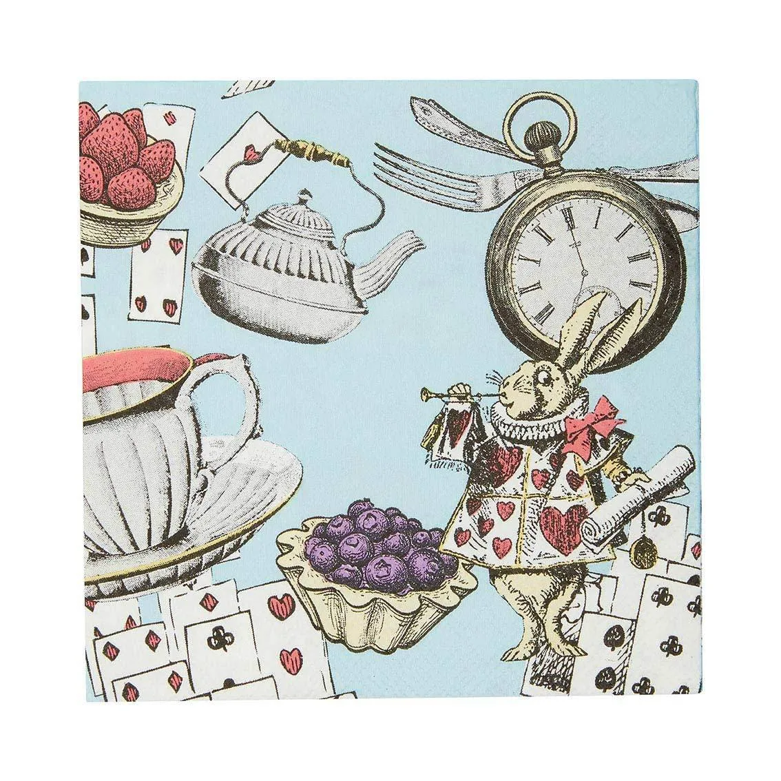 Truly Alice Blue Cocktail Napkins