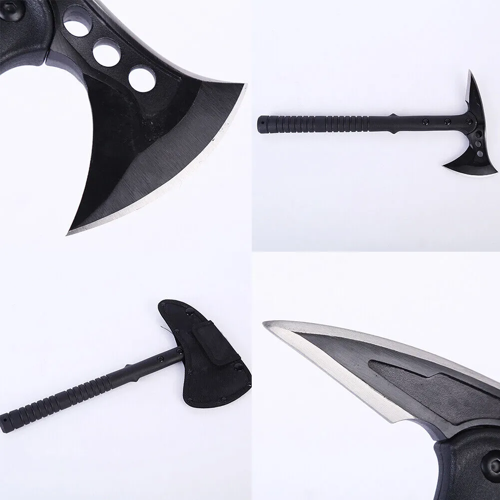 US 1-2 Pack Tomahawk Outdoor Tactical Hatchet Survival Sports Camping Axes Knife