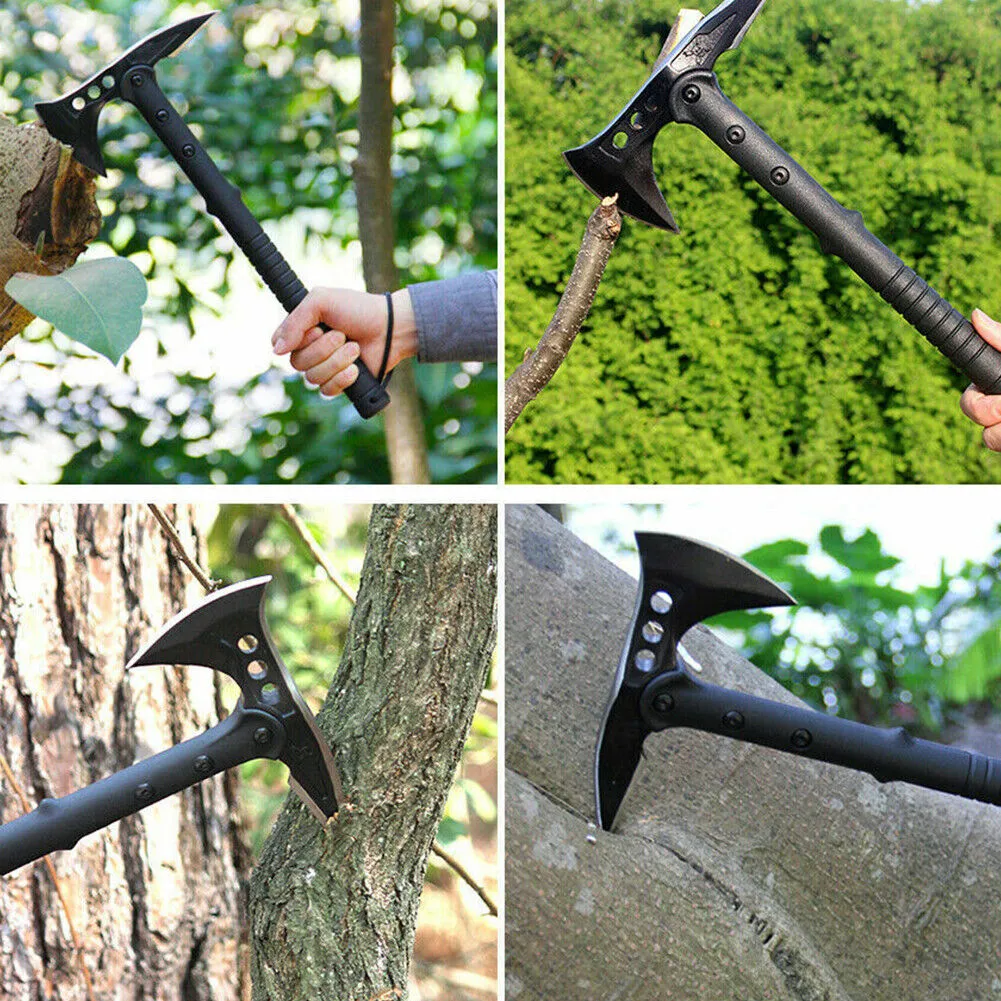 US 1-2 Pack Tomahawk Outdoor Tactical Hatchet Survival Sports Camping Axes Knife