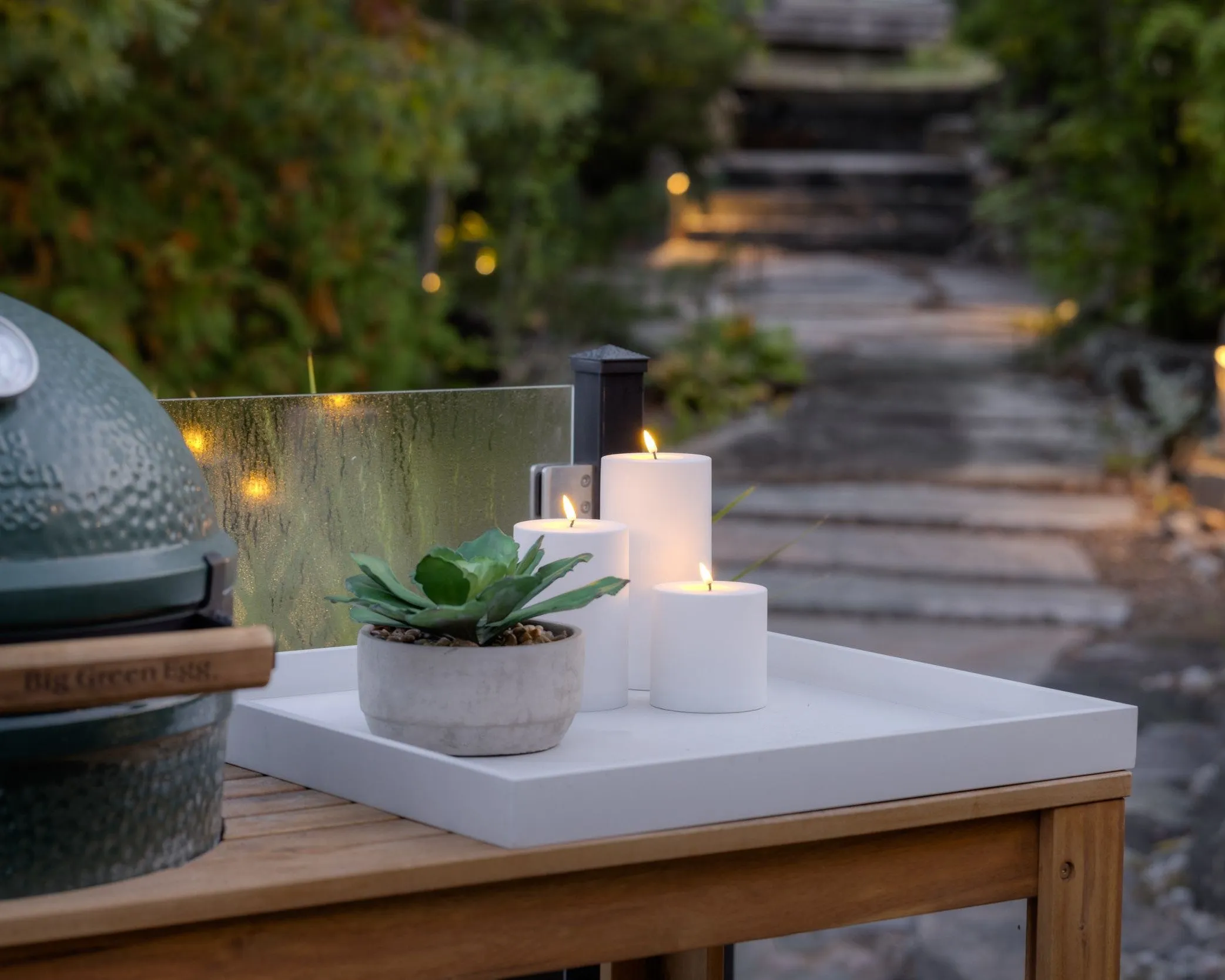 White Outdoor LED Candle - LG