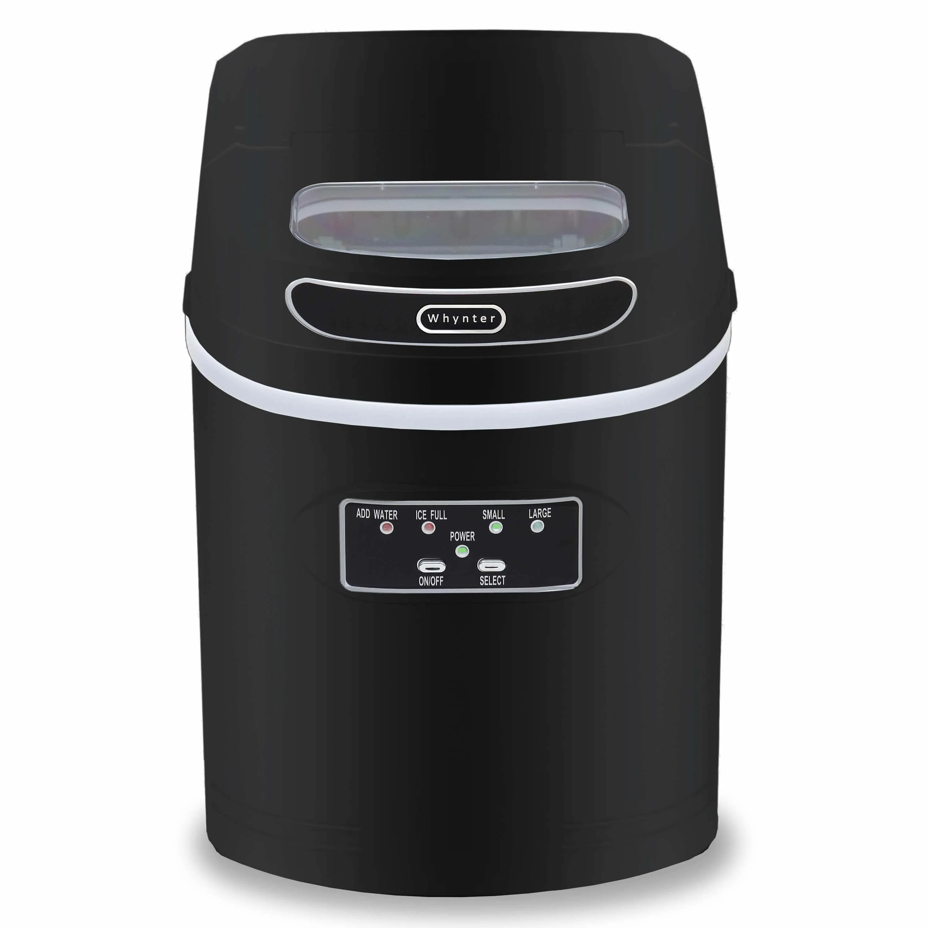 Whynter Compact Portable Ice Maker 27 lb capacity Black IMC-270MB